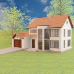 3d-model brick house 07 2