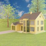 3d-model brick house 07 4