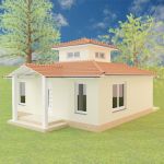 3d-model brick house 08 1