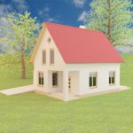 3d-model brick house 09 2