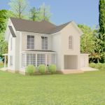 3d-model brick house 11 1