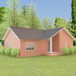 3d-model brick house 12 1