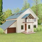 3d-model brick house 15 4