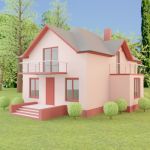 3d-model brick house 18 4