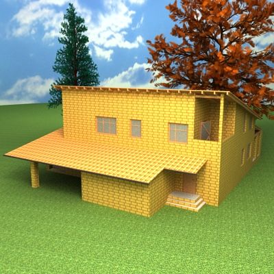 3d-model cottage 11-2 238