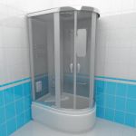 3d-model shower cabine L 120x80