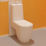 3d-model toilet Keramag 4U 86x36x68