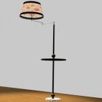 Modern floor lamp CAD 3D - model symbol 6