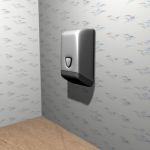 Paper towel dispenser A62001S 3D - model