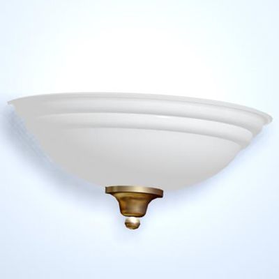 Halfsphere classic sconces 3D - model CAD symbol Albani 47