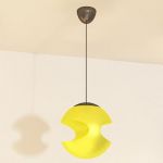 Modern yellow chandelier 3D - model AltLuciatemative 02