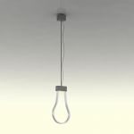 Minimalist chandelier in the style of hi-tech 3D - model AltLuciatemative 07