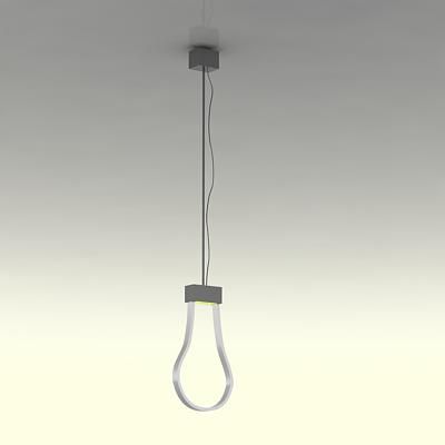 Minimalist chandelier in the style of hi-tech 3D - model AltLuciatemative 07