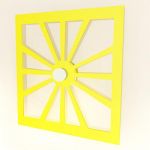 Yellow lights Minimalism 3D - model AltLuciatemative 12