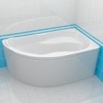 Bath 3d-model Aquanet Grasiosa right 150