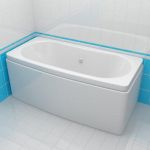 Bath 3d-model Aquanet Izabella 160x75