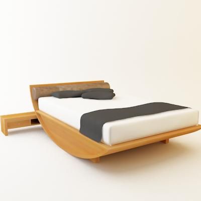 3d-model of MAZZALI` modern bed (Italy) Art 11