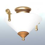 Spain classical chandelier 3D - model CAD symbol Guero B 1985