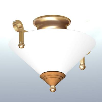 Spain classical chandelier 3D - model CAD symbol Guero B 1985