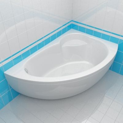 Bath 3d-model Aquatek AJAX 110x170 L