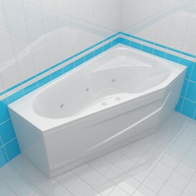 Bath 3d-model Aquatek MEDEA 95x170 L