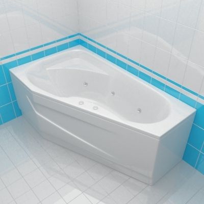 Bath 3d-model Aquatek MEDEA 95x170 R