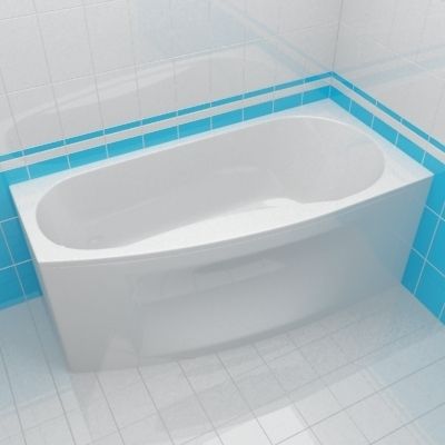 Bath 3d-model Aquatek Pandora 75x160 L