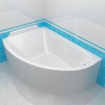 Bath 3d-model Astra-Form Anastasia 125x180 L