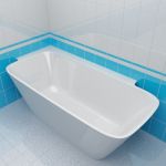 Bath 3d-model Balteco Dune 86x180 L