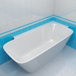 Bath 3d-model Balteco Dune 86x180 R