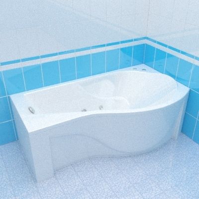 Bath 3d-model Bas Kapri 170x95x56 R