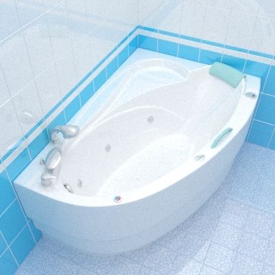 Bath 3d-model Bellrado Gloriya 150x100x63 L