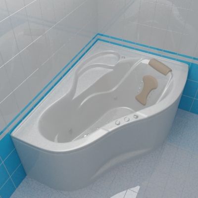 Bath 3d-model Bellrado Margo 120x168 L