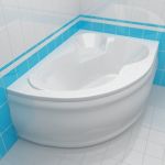 Bath 3d-model Cersanit ADRIA 105x150 L