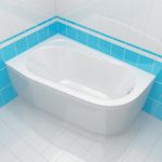 Bath 3d-model Cersanit ARIZA 85x140