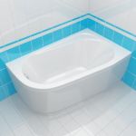 Bath 3d-model Cersanit ARIZA 85x140 L