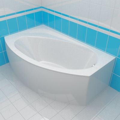 Bath 3d-model Cersanit DIUNA 90x150