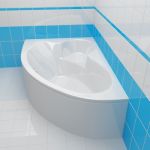 Bath 3d-model Cersanit Kaliope Left 100x153x45