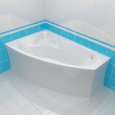 Bath 3d-model Cersanit SICILIA NEW 100x160 R