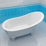 Bath 3d-model Devon&Devon Queen 78x155