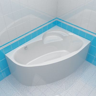 Bath 3d-model Excellent Laguna II 150x100 L