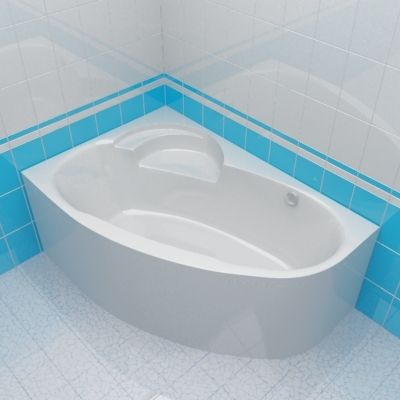 Bath 3d-model Excellent Laguna II 150x100 R