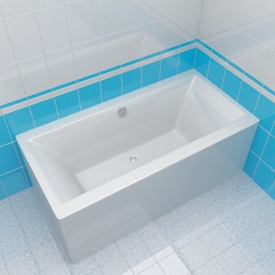 Bath 3d-model Excellent Pryzmat 150x75