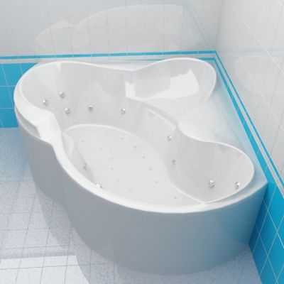 Bath 3d-model Hansgrohe Pharo 290 180x180