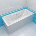 Bath 3d-model Hansgrohe Pharo FunPool 180x80