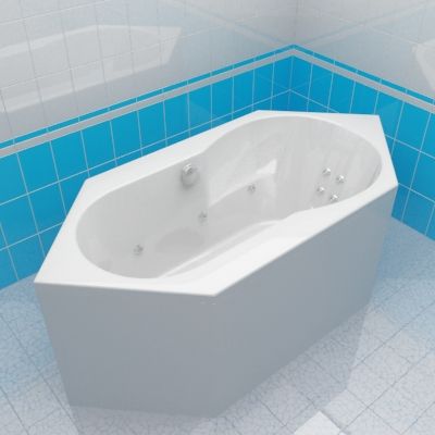 Bath 3d-model Hansgrohe Pharo Iseda 720 190x90