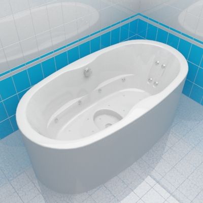 Bath 3d-model Hansgrohe Pharo Pareva 770 190x100