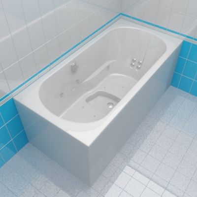 Bath 3d-model Hansgrohe Pharo Solero 740 185x90