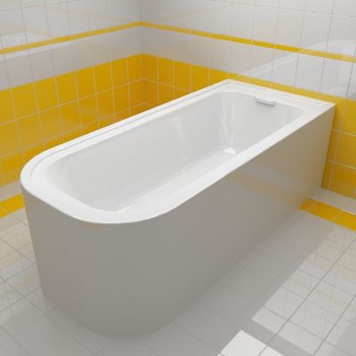 Bath 3d-model Ideal Standard Nalla 80x180x60