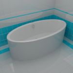 Bath 3d-model Ideal Standard Venice 180x90x60